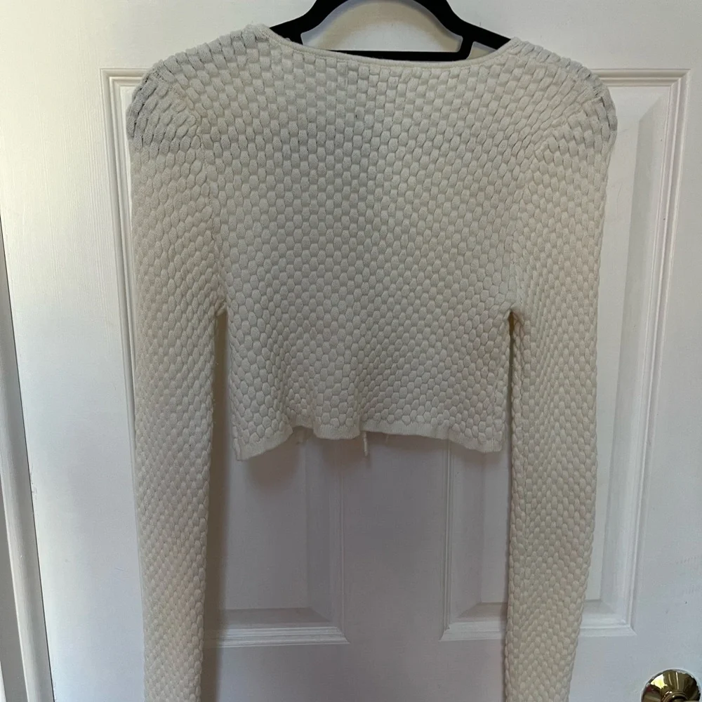 Urban Outfitters Cream Crew Neck Sweater - Picture 4 of 6